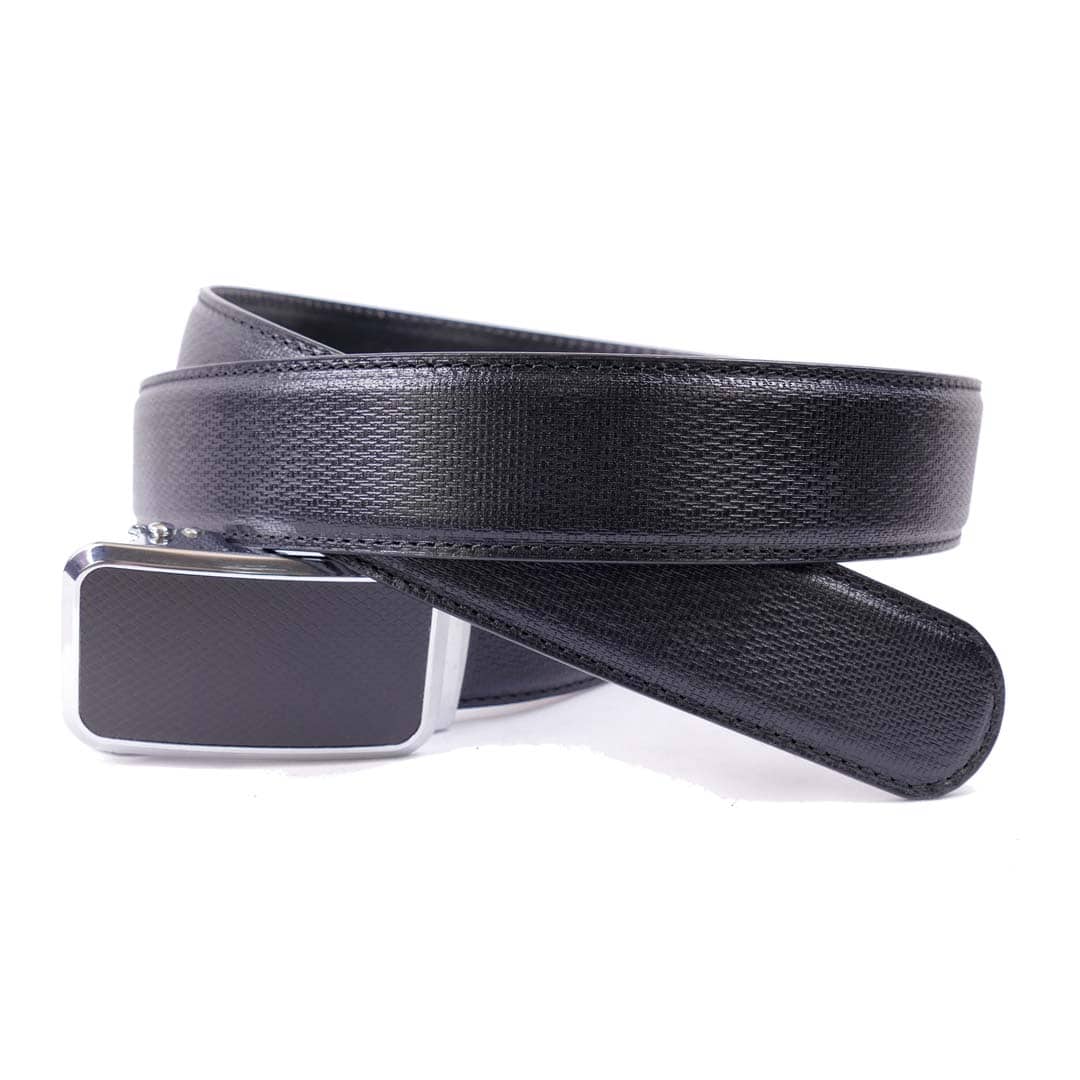 Anzug Gürtel schwarz braun mit Automatikschnalle| ZWEISSER